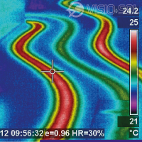 Que ce soit sur un circuit d’eau chaude ou sur un réseau de chauffage, nous ciblons la fuite même sur installation de chauffage par le sol.